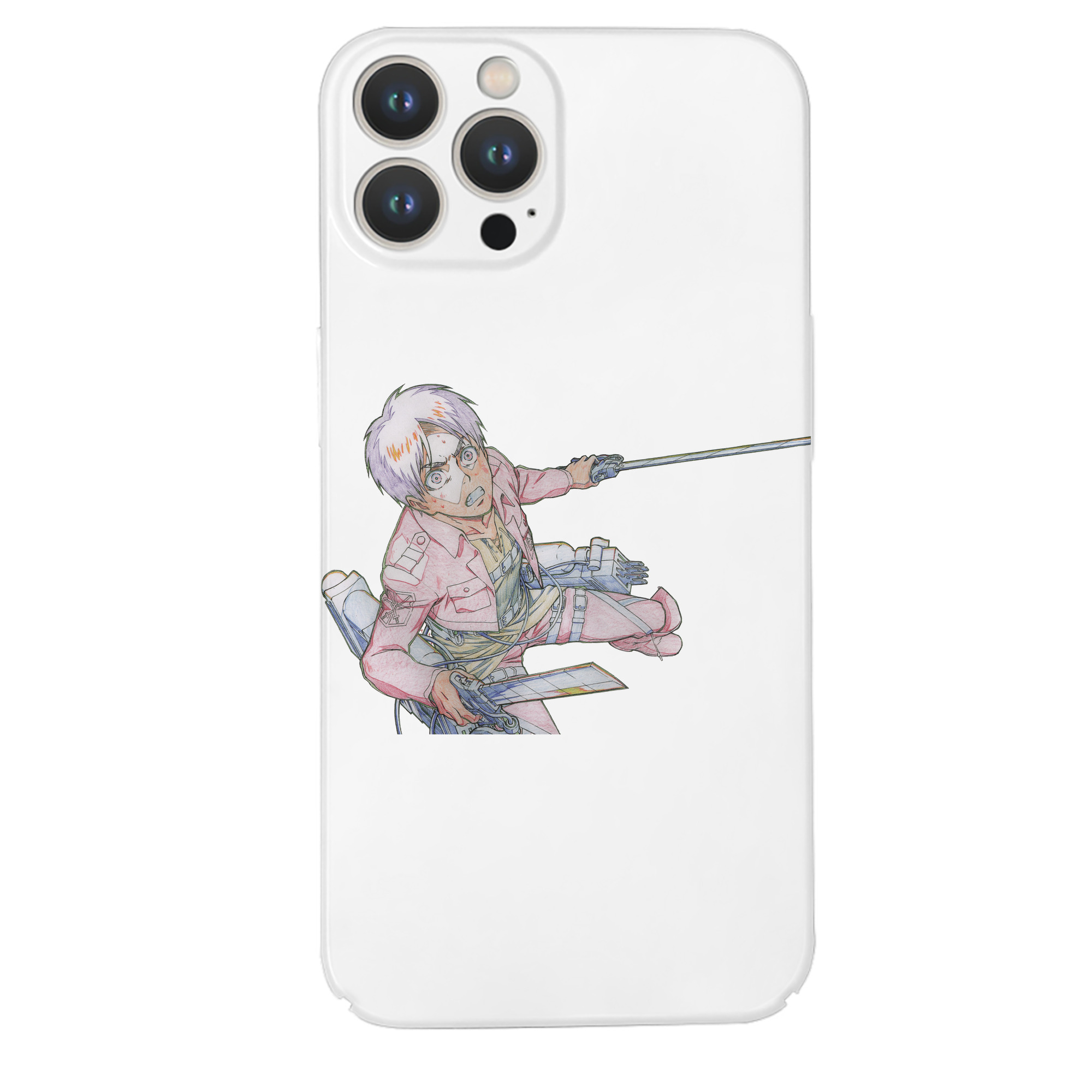 （画像用） 進撃の巨人 エレン･イェーガー Attack on Titan Eren Jäger 【iPhone 14シリーズ対応】ハードケース